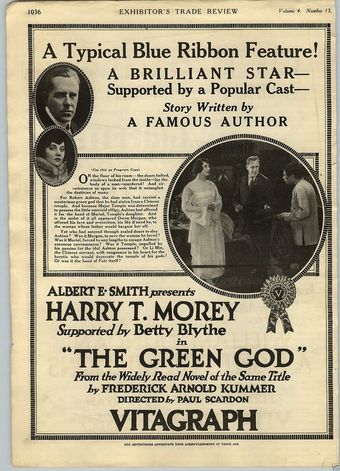 the green god 1918 poster