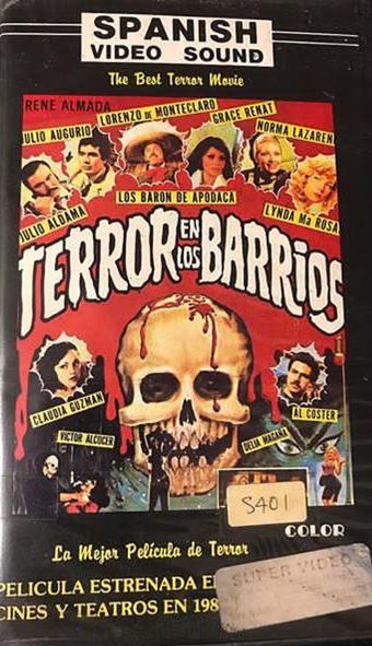 terror en los barrios 1983 poster