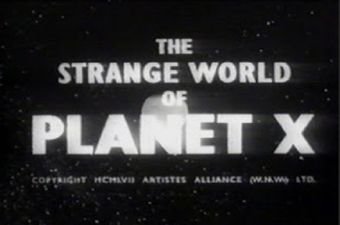 the strange world of planet x 1956 poster