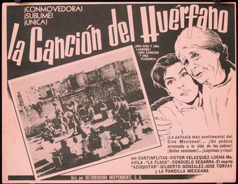 la canción del huérfano 1940 poster