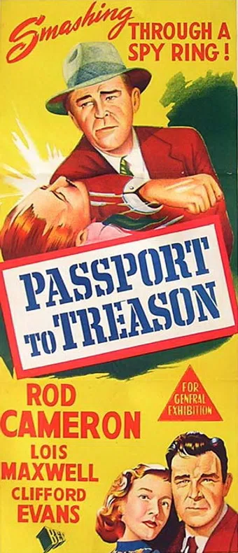 passport to treason 1956 poster