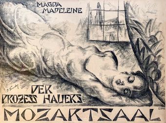 der prozeß hauers 1918 poster