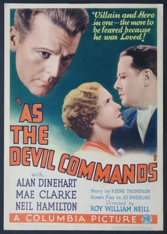 as the devil commands 1932 poster