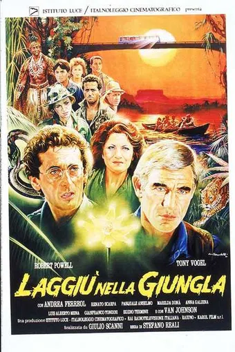 laggiù nella giungla 1988 poster