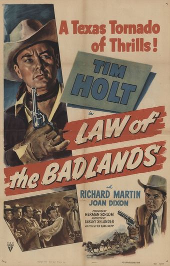 law of the badlands 1951 poster