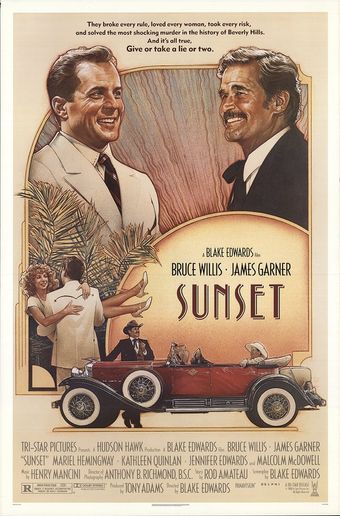 sunset 1988 poster