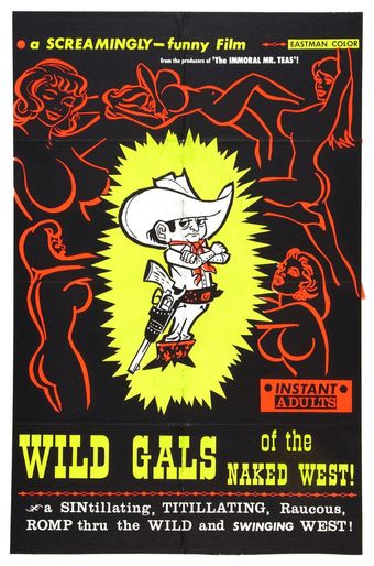 wild gals of the naked west 1962 poster