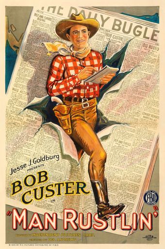 man rustlin' 1926 poster