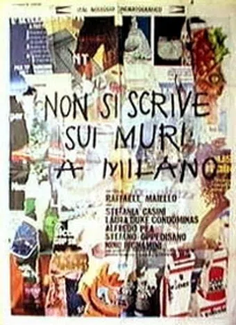 non si scrive sui muri a milano 1975 poster