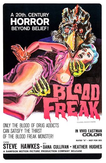 blood freak 1972 poster