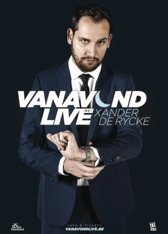 vanavond live met xander de rycke 2019 poster