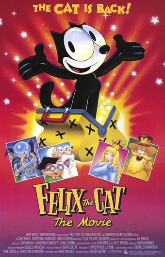 felix the cat: the movie 1988 poster