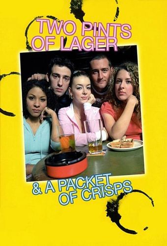 two pints of lager and a packet of crisps 2001 poster