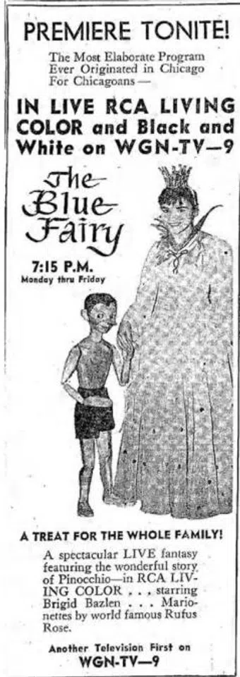 the blue fairy 1958 poster