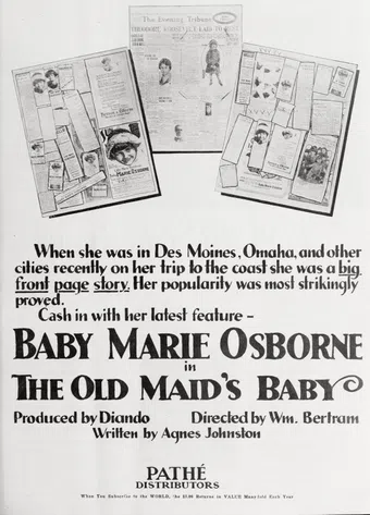 the old maid's baby 1919 poster