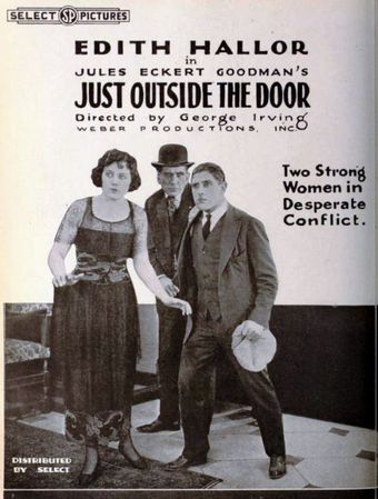 just outside the door 1921 poster