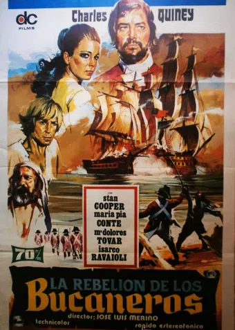 la rebelión de los bucaneros 1972 poster