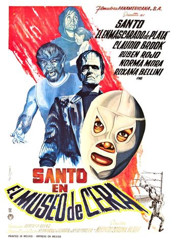 santo en el museo de cera 1963 poster