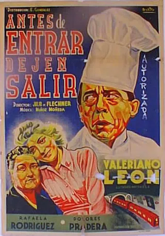 antes de entrar, dejen salir 1943 poster