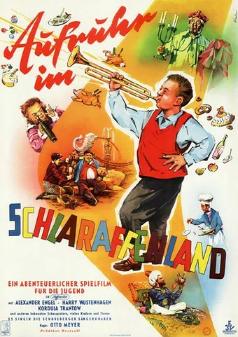 aufruhr im schlaraffenland 1957 poster