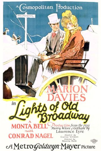 lights of old broadway 1925 poster