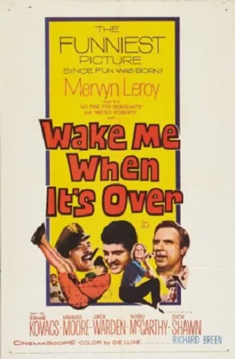 wake me when it's over 1960 poster