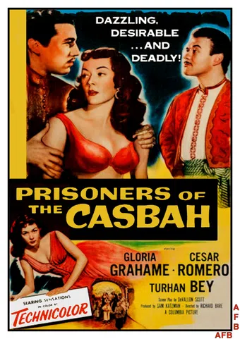 prisoners of the casbah 1953 poster