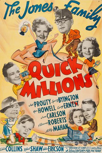 quick millions 1939 poster