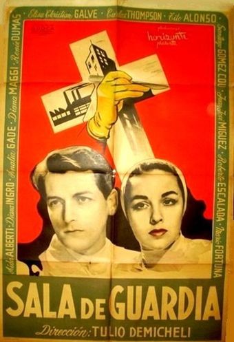 sala de guardia 1952 poster