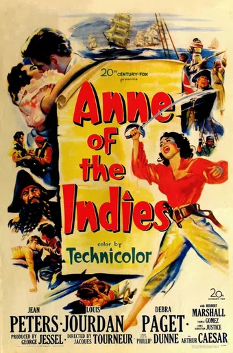 anne of the indies 1951 poster