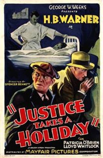 justice takes a holiday 1933 poster