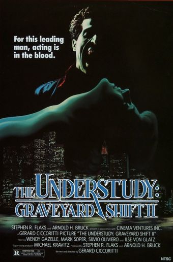 the understudy: graveyard shift ii 1988 poster