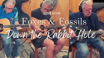 down the rabbit hole (foxes and fossils) 2023 poster