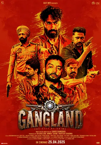 gangland: the city of crime 2025 poster