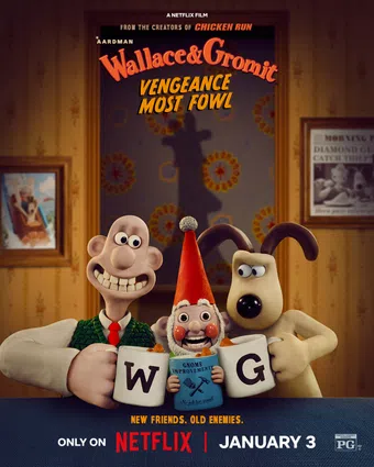 wallace & gromit: vengeance most fowl 2024 poster