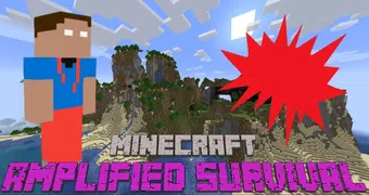 minecraft amplified survival 2025 poster