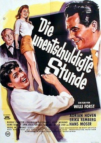 die unentschuldigte stunde 1957 poster