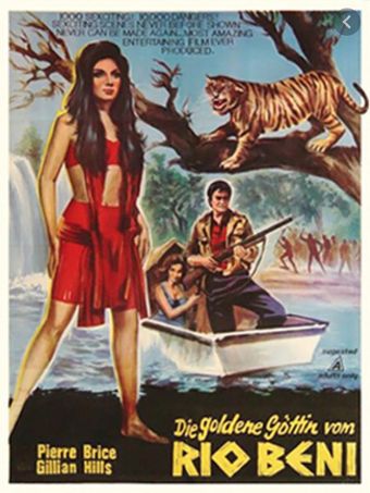 die goldene göttin vom rio beni 1964 poster