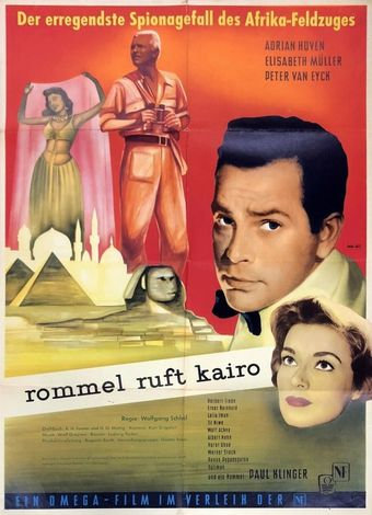 rommel ruft kairo 1959 poster