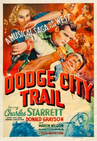 dodge city trail 1936 poster