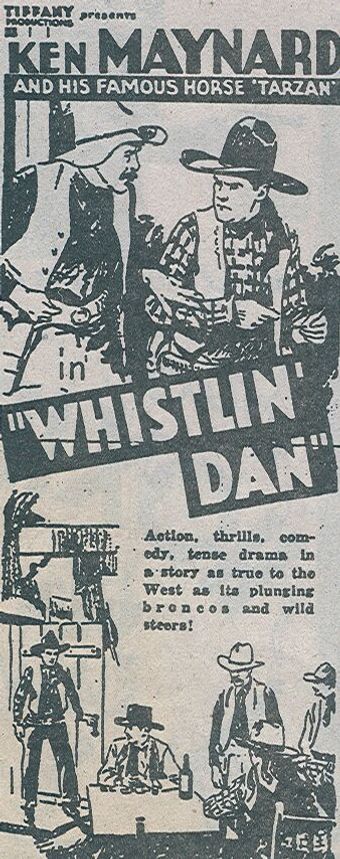 whistlin' dan 1932 poster