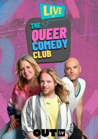 live at the queer comedy club 2023 poster