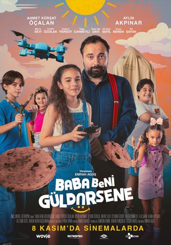 baba beni güldürsene 2024 poster