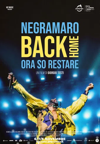 negramaro - back home. ora so restare 2023 poster