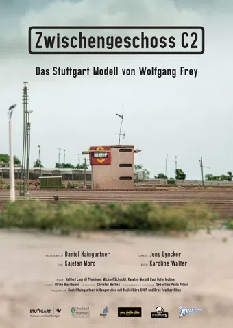 zwischengeschoss c2 das stuttgart modell von wolfgang frey 2024 poster