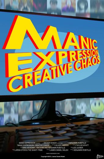 manic expression: creative chaos 2014 poster