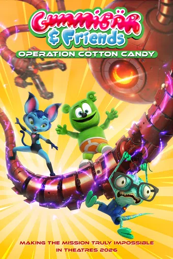 gummibär & friends: operation cotton candy poster