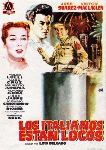 gli italiani sono matti 1958 poster