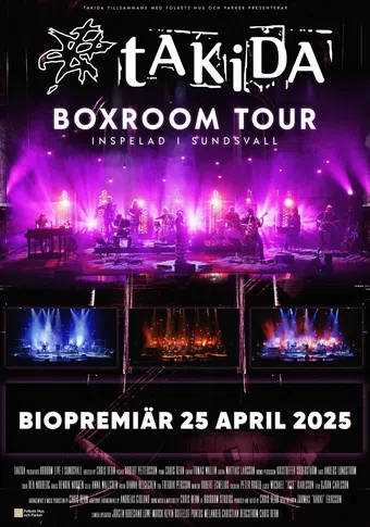 takida - boxroom tour 2025 poster
