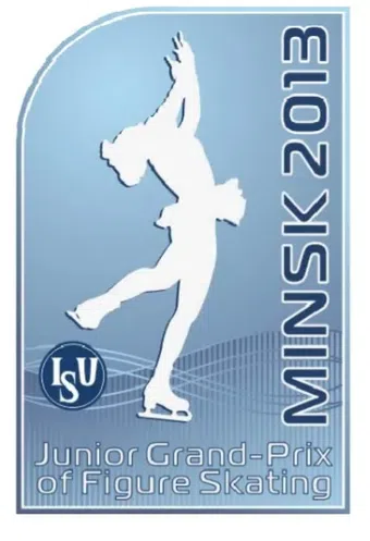 junior grand prix of figure skating minsk 2013 poster